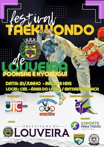 20/06 - Festival de Taekwondo de Louveira — foto 1